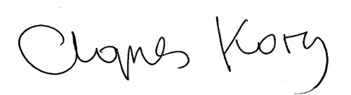 Agnes Kory's signature