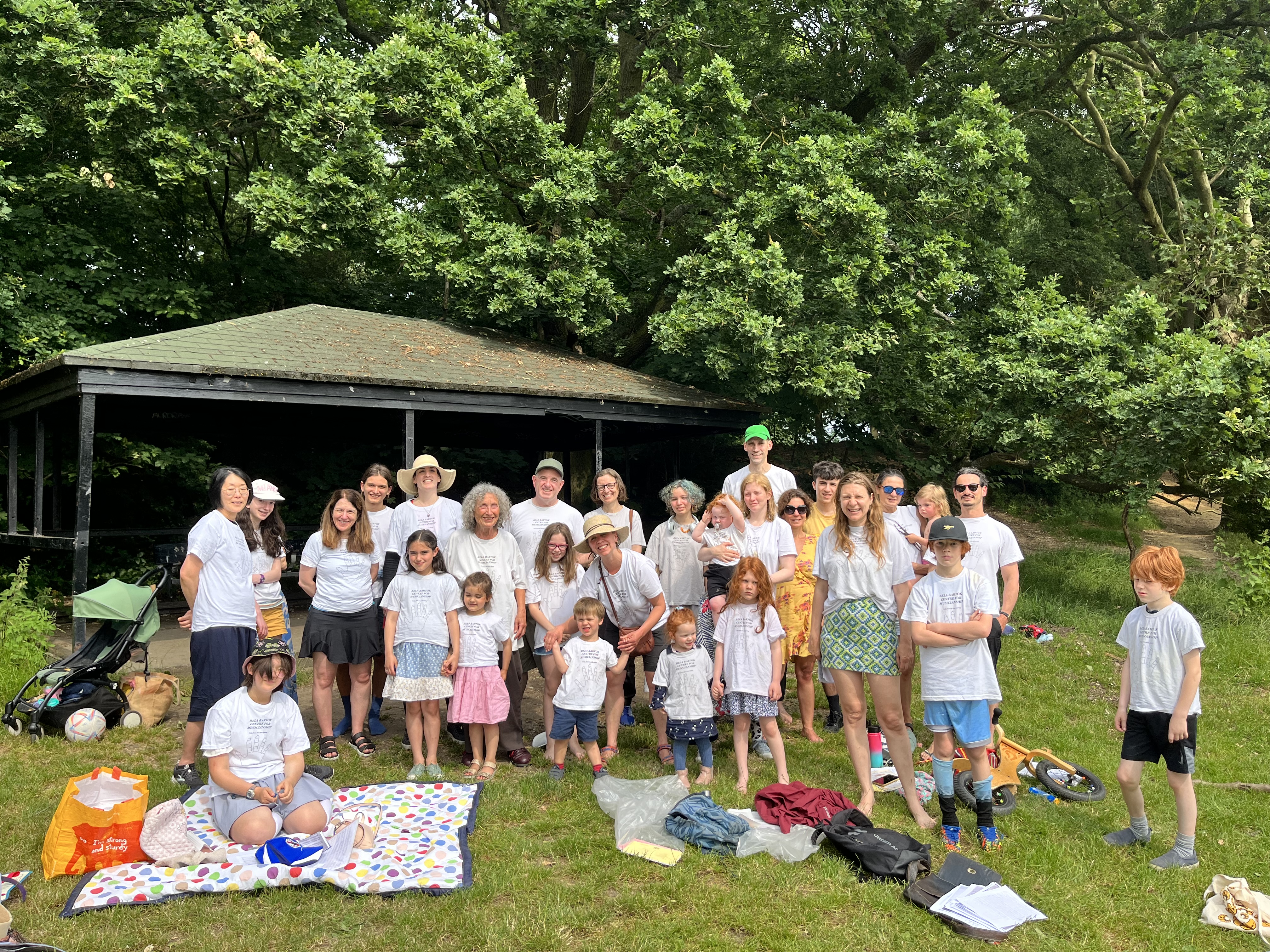 Here we are to celebrate music together on Hampstead Heath